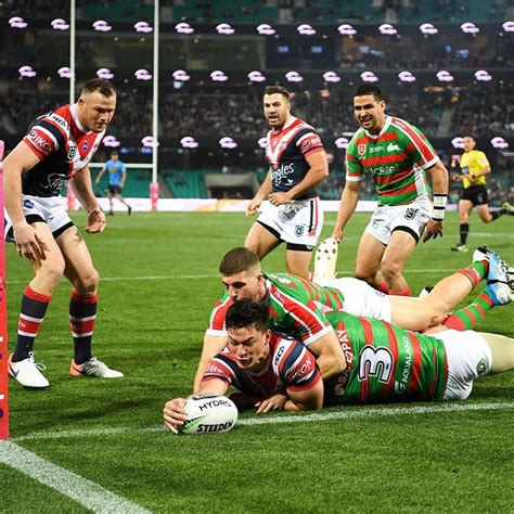rabbitohs vs roosters score